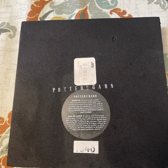 Pottery Barn Candle Holder with Cloche - Picture 6 of 7